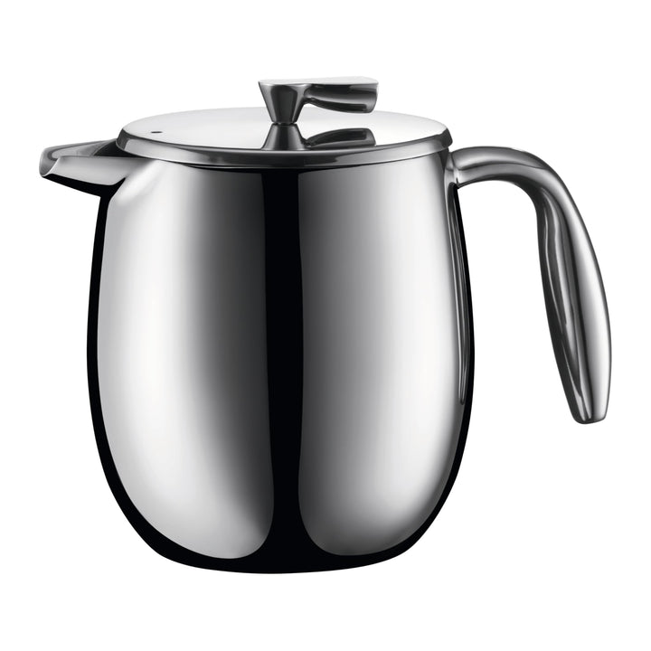 Bodum columbia Kaffeebereiter (Doppelwandig, Edelstahl, Spülmaschinengeeignet, 0,5 liters) glänzend,