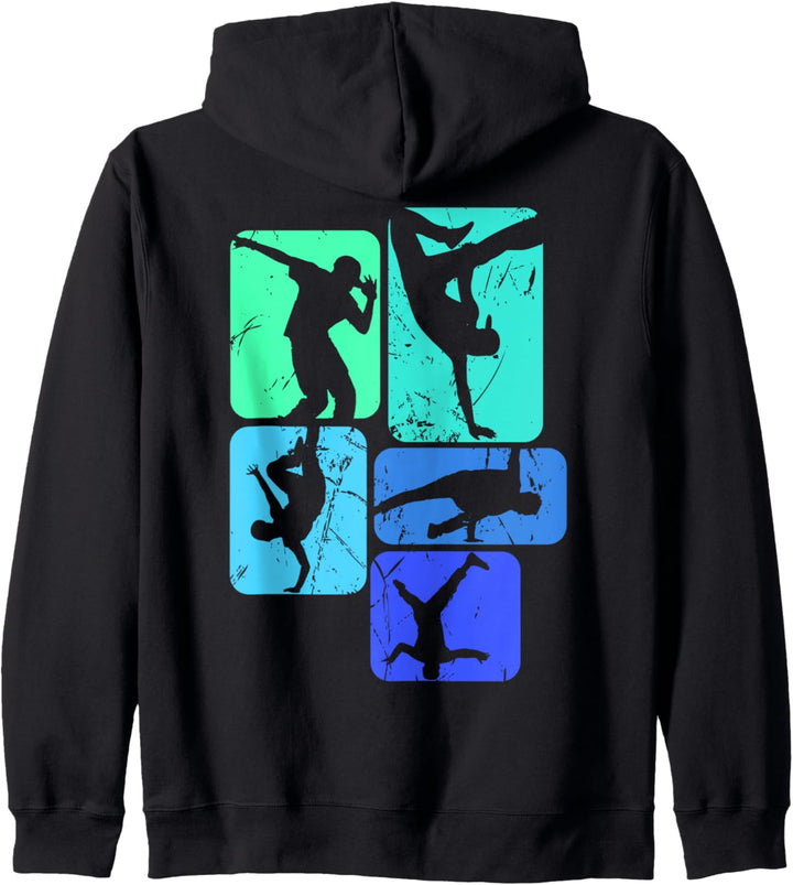 Breakdance Breakdancer Breakdancing Kinder Jungen Männer Kapuzenjacke