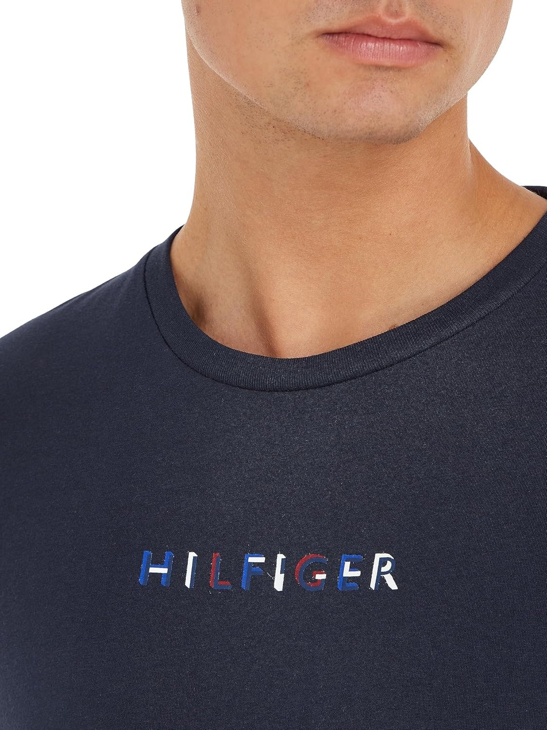 Tommy Hilfiger Herren Kurzarm T-Shirts XS Blau (Desert Sky), XS Blau (Desert Sky)