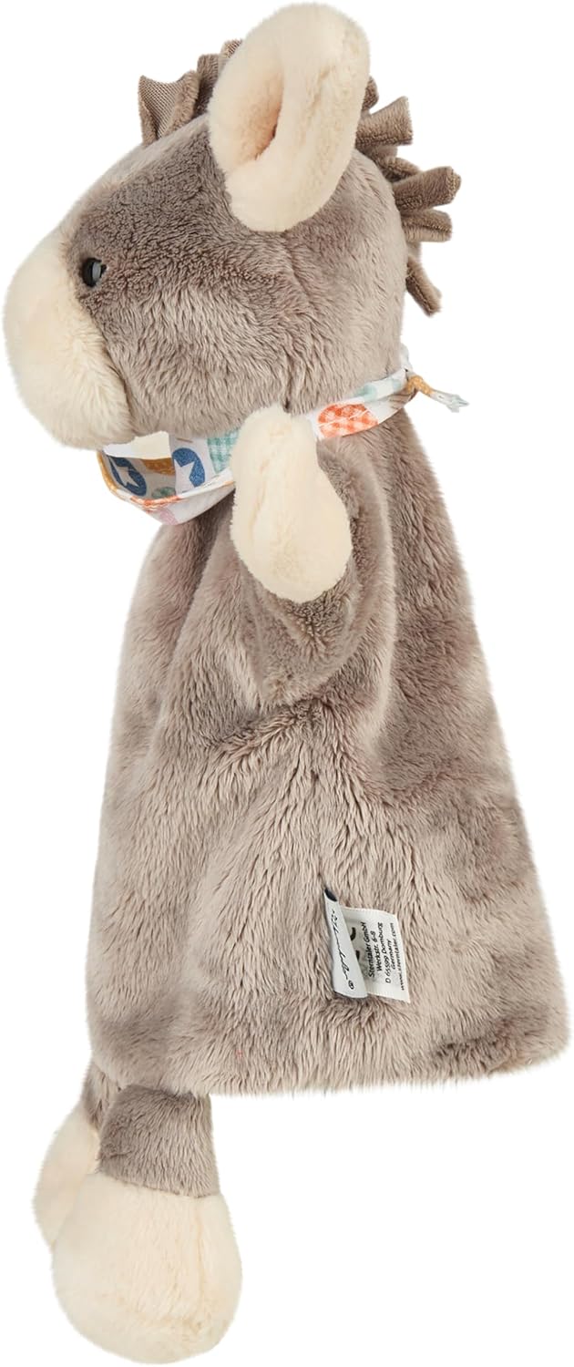 Sterntaler 3602000 Handpuppe Esel Emmi, Ideal für Puppentheater und Rollenspiele, 34 x 25 x 9 cm, Gr