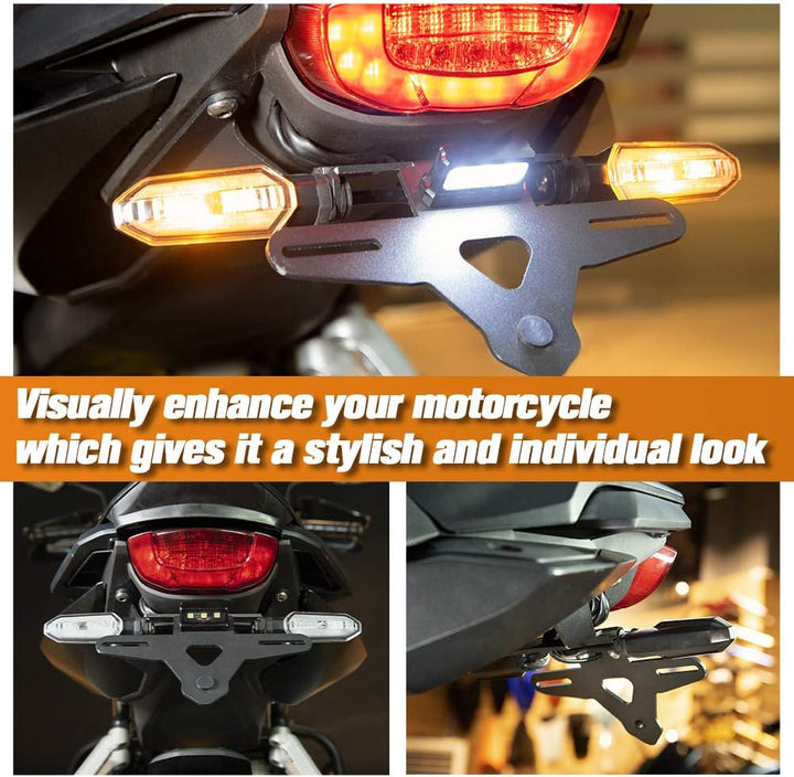 Motorrad CB650R CBR650R Kennzeichenhalter Halter Halterung Heck Tidy Fender Eliminator Kit mit LED-L