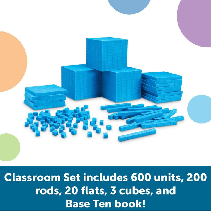 Learning Resources Zehnersystem Schulklassen-Set aus genutetem Kunststoff