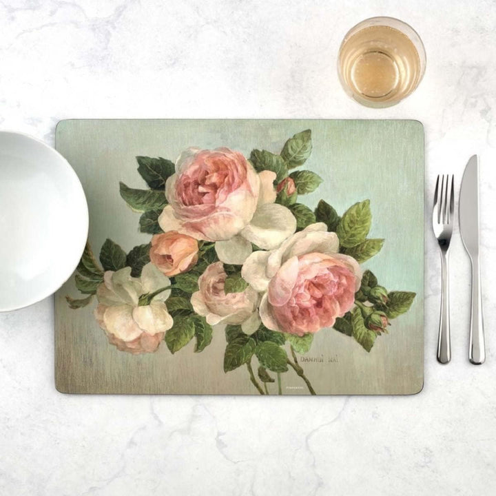 Pimernel 6 Medium Placemats-Antique Roses- Antique Roses-6 Medium Placemats-30,5 x 23,0