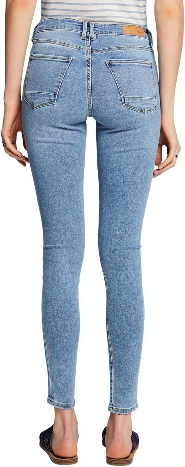 ESPRIT Washed Jeans mit Bio-Baumwolle 25W / 32L Blue Light Washed, 25W / 32L Blue Light Washed
