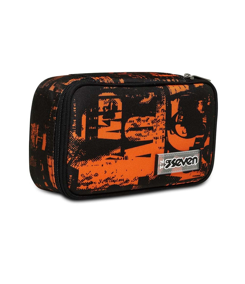 Seven Quick Case, Federmäppchen, Mäppchen, Mehrfarbig, Federtasche für Schreibwaren, Etui mit Stifte