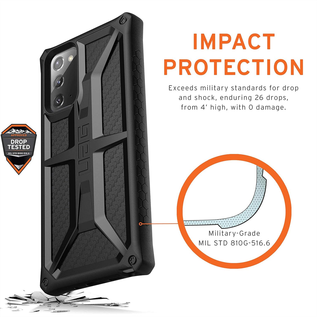 Urban Armor Gear Monarch Hülle Samsung Galaxy Note20 (5G) (6,7'' Zoll) Handyhülle [Offiziell Designe