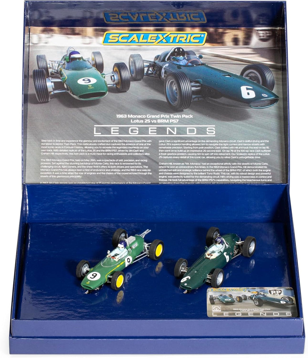 Scalextric C4580A 1963 Monaco Carlo Optimal Prix Doppelpack Slotcar