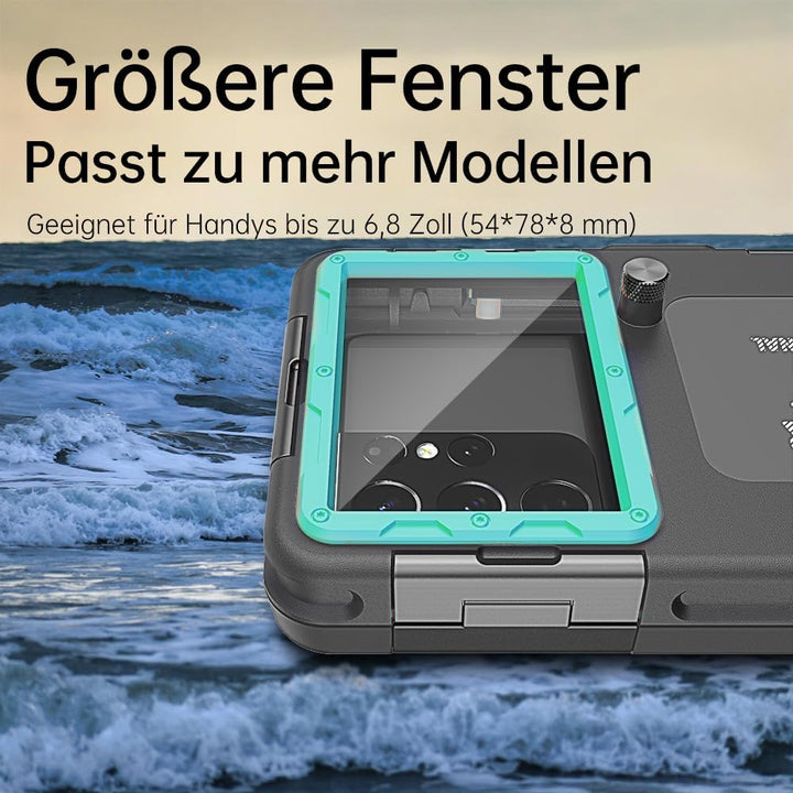 Unterwasser-Tauchgehäuse für iPhone, Samsung Galaxy, Huawei Xiaomi Redmi Smartphones, Professionelle
