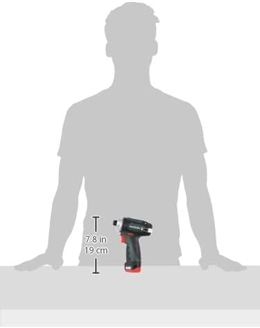 Metabo 600080500 Akku-Bohrschrauber klein PowerMaxx BS Basic 10,8V, 2x 2Ah Li-Ion Akkus, inklu. Lade