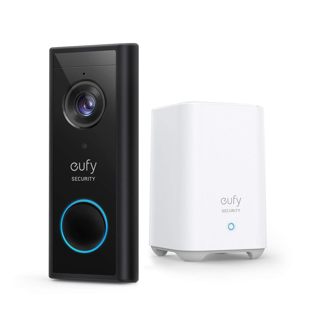 eufy Security Video Doorbell S220, Kabellose Video Türklingel mit Akku, 2K HD, Türklingel mit Kamera