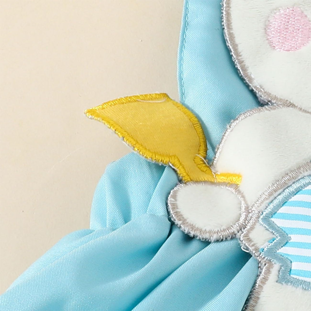 Baby Mädchen Strampler Bär Besticktes Hosenträgerkleid Bowknot Stirnband Kleiderset, Flying Sleeve R