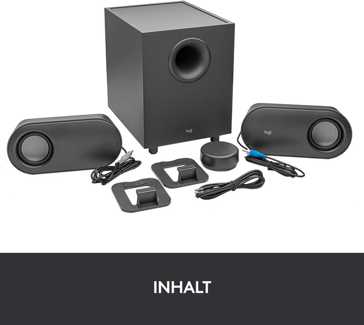 Logitech Z407 Bluetooth-Computerlautsprecher mit Subwoofer und kabelloser Steuerung, raumfüllendem S
