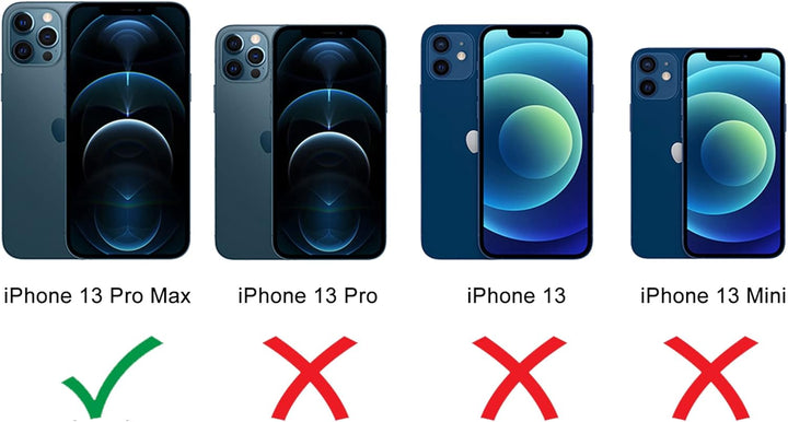 Burkley Leder Handyhülle für iPhone 13 Pro Max Leder Book Case Handytasche mit Magnetverschluss, 360