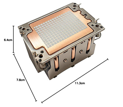 Inter-Tech Kühler N-8 2HE passiv Intel Socket LGA 4189