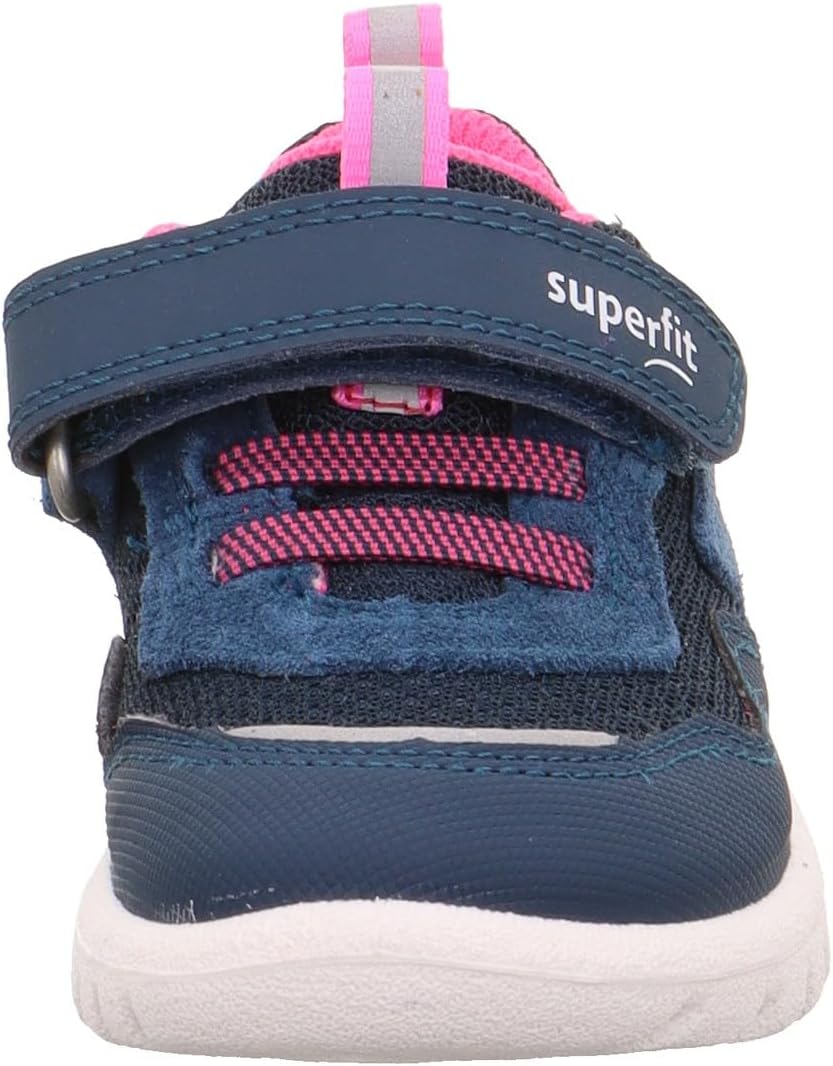 Superfit Mädchen Sport7 MiniSneaker 20 EU Weit Blau Pink 8020, 20 EU Weit Blau Pink 8020