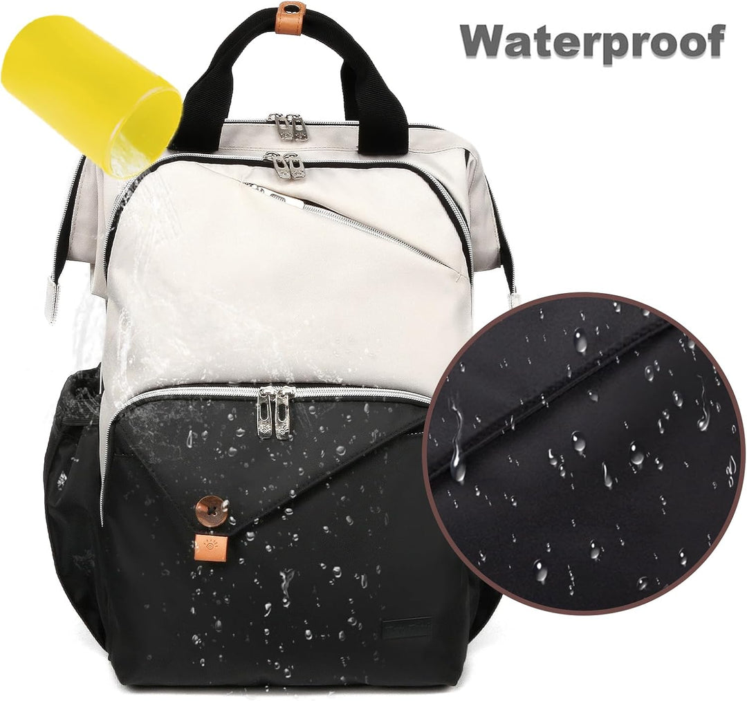 Hap Tim Baby-Wickeltasche für Jungen und Mädchen, grosser Rucksack, Wickeltaschen mit Doppelfächern,