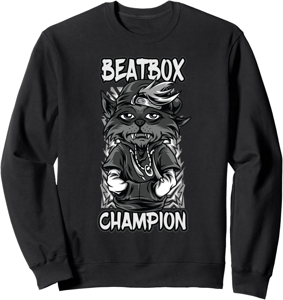 Beatbox Champion Stimme Instrument Künstler Beatbox Sweatshirt