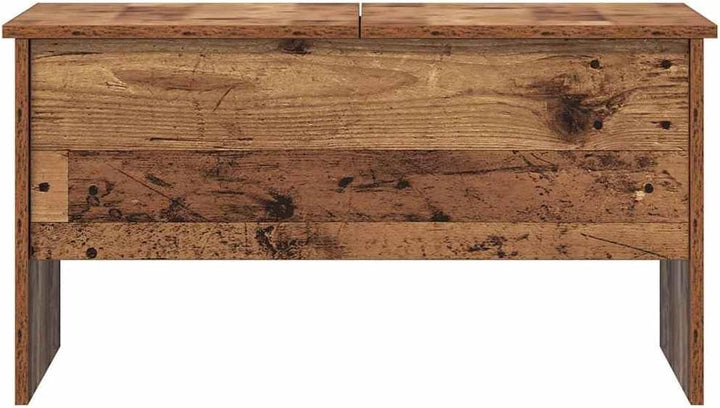 vidaXL Couchtisch Altholz 80 x 50,5 x 42,5 cm Holzwerkstoff, Eleganter Wohnzimmertisch, rechteckiges