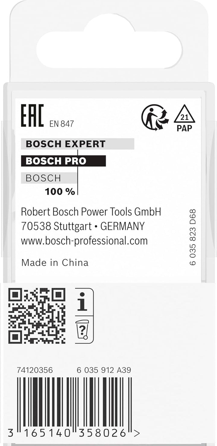 Bosch Professional Abrundfräser Standard for Wood (für Holz, Radius 8 mm, Arbeitslänge 15,5 mm, Zube