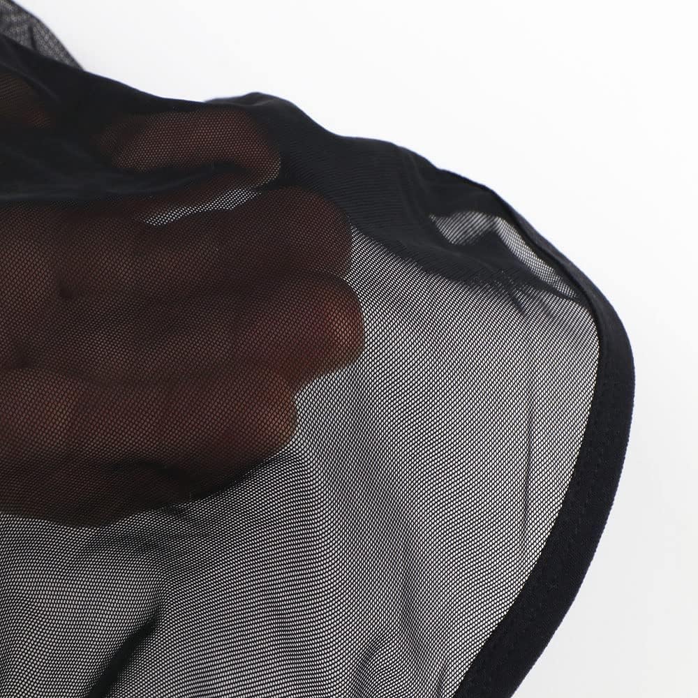 Herren Boxershorts Transparent Leicht Luftig Atmungsaktiv Bequem Geeignet für den Sommer 3schwarz L,