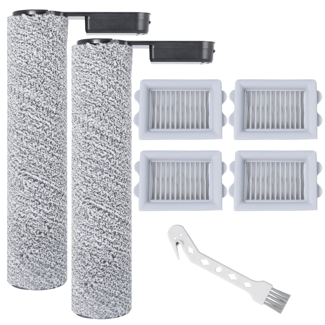 Bürstenrolle Filter Ersatzteile für Roborock Flexi/Flexi Pro Nass-Trocken-Sauger Zubehör (2 Bürstenr