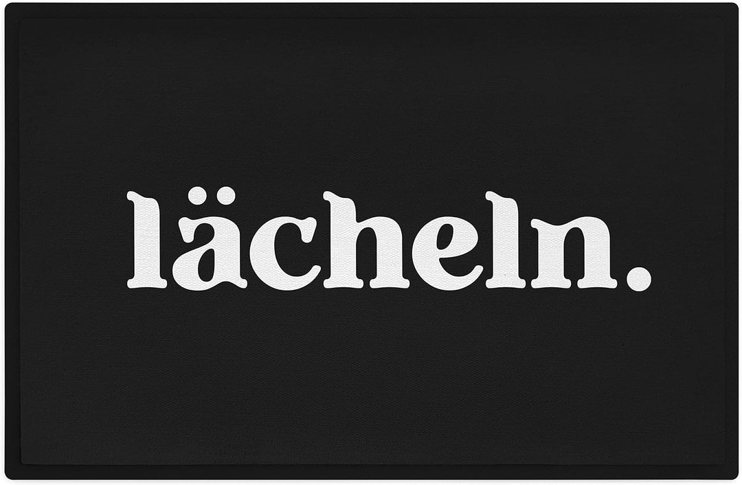 Trendation - Lächeln Fussmatte Aussen und Innenbereich 60x40 cm