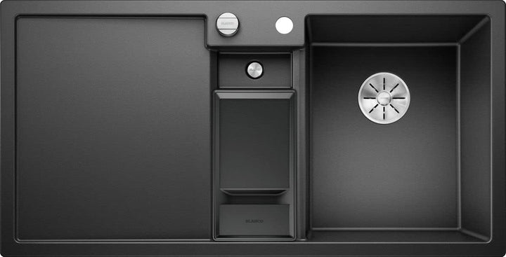 BLANCO COLLECTIS 6 S | SILGRANIT anthrazit | Einbauart: Einbau von Oben | Hauptbecken rechts | mit A