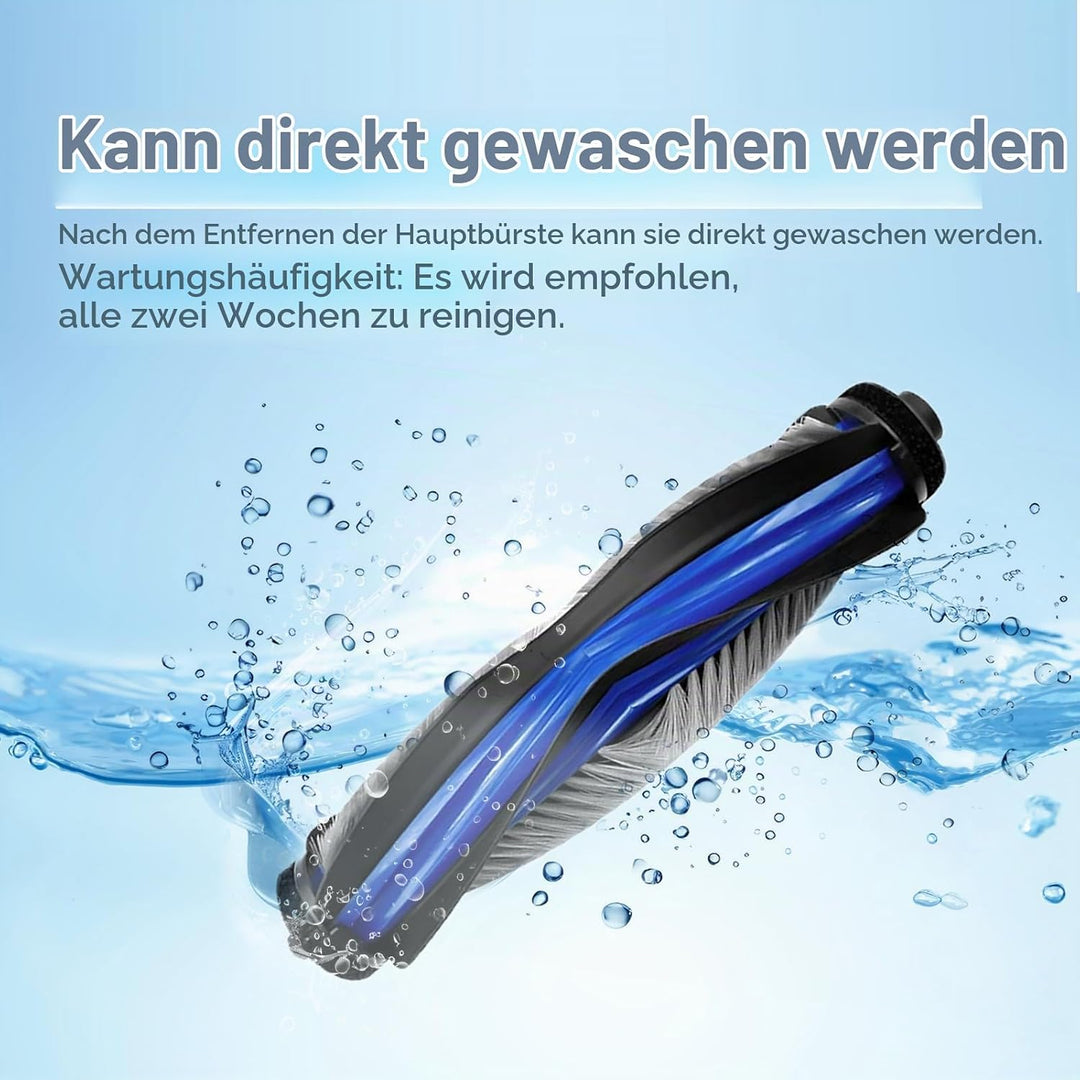 2 Stück Hauptbürste für Ecovacs DeebotT50 Pro Omni Gen2, T50 Omni, T50 Omni Gen2, T50 Pro Omni, T50
