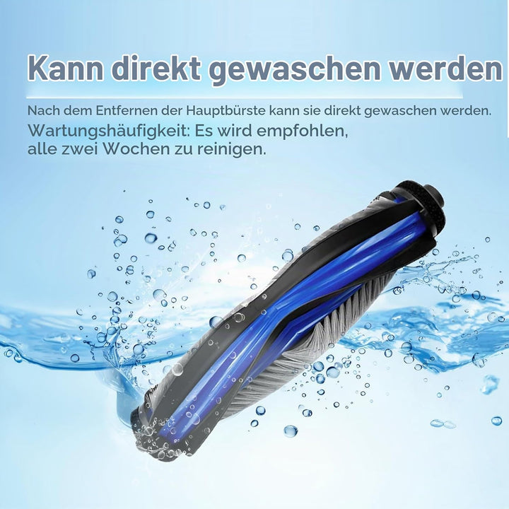 2 Stück Hauptbürste für Ecovacs DeebotT50 Pro Omni Gen2, T50 Omni, T50 Omni Gen2, T50 Pro Omni, T50