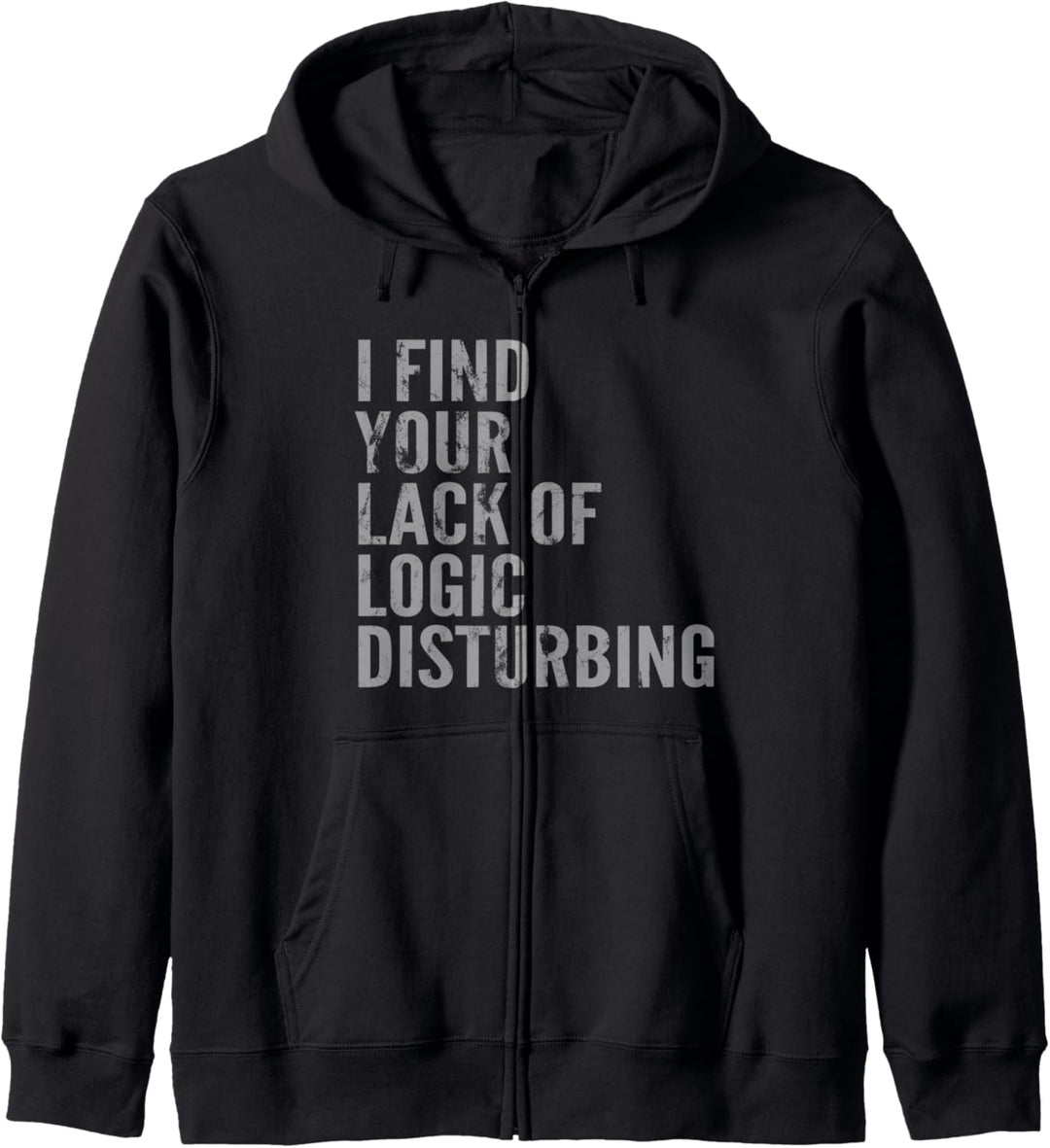 I Find Your Lack of Logic Disturbing Light Kapuzenjacke