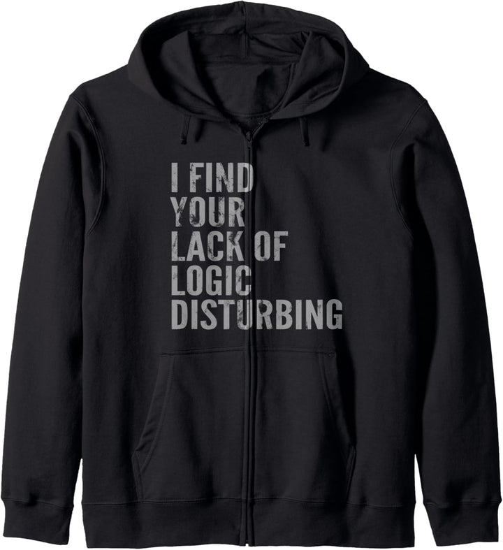 I Find Your Lack of Logic Disturbing Light Kapuzenjacke