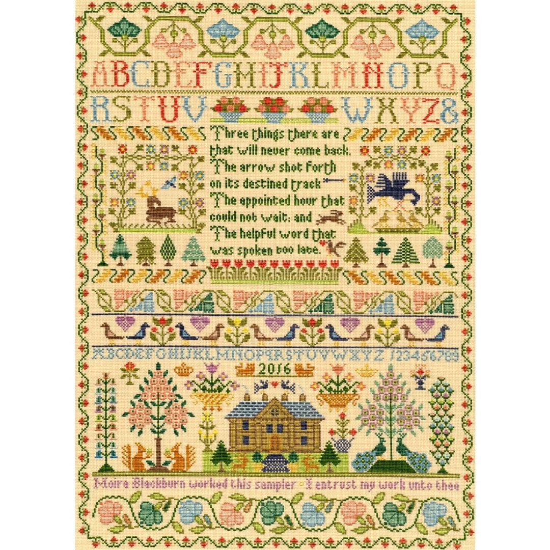 Bothy Threads Kreuzstich-Set Drei Dinge, 42x57cm, XS4, Zählmuster