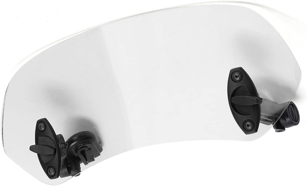 KIMISS Motorrad Windschutzscheibenverlängerung, Universal Motorcycle Adjustable Clip On Windschutzsc