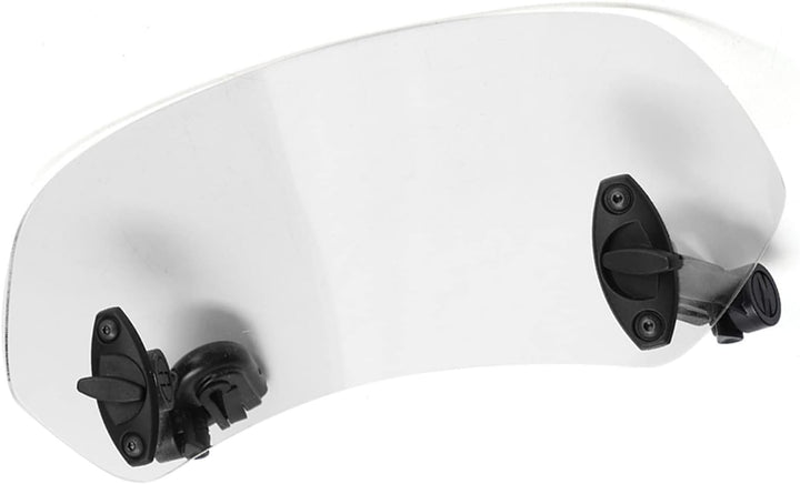 KIMISS Motorrad Windschutzscheibenverlängerung, Universal Motorcycle Adjustable Clip On Windschutzsc