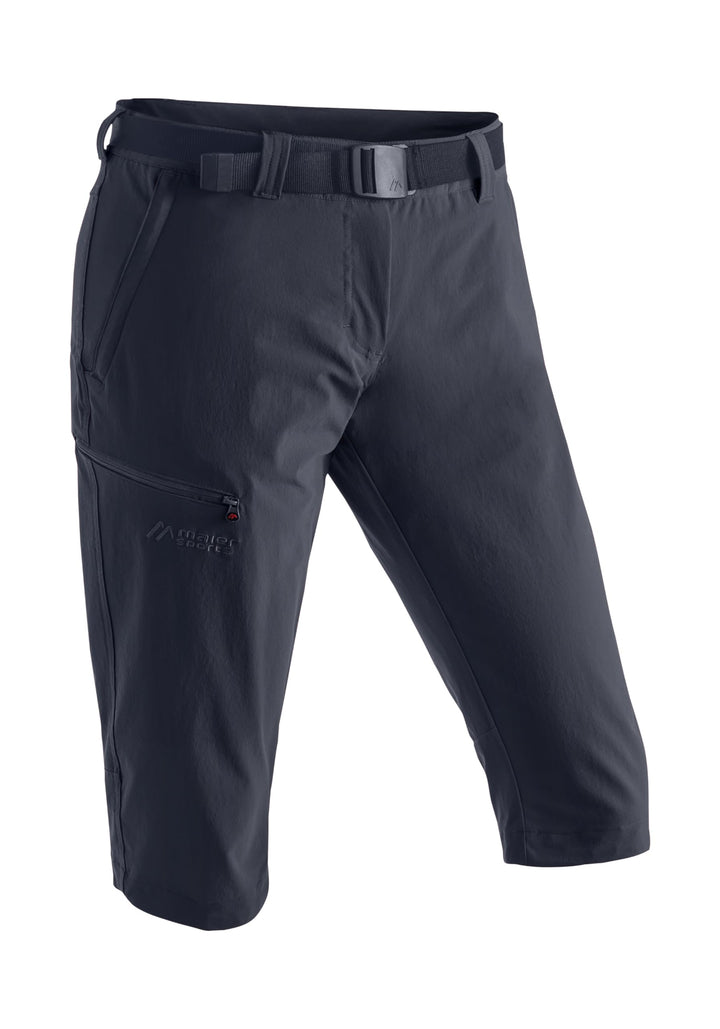 Maier Sports Inara Slim 3/4, Damen Wanderhose, Wasserabweisende Dreiviertelhose für Trekking und Hik