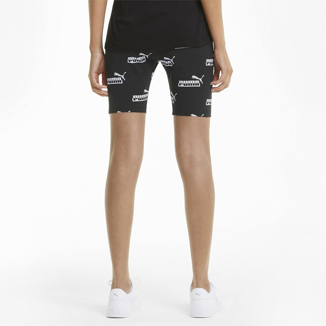 PUMA Damen Strumpfhose Verstärkte Shorts mit 17,8 cm XS Schwarz (Schwarz), XS Schwarz (Schwarz)