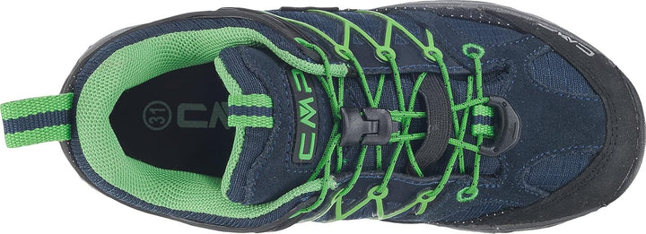 CMP Unisex Kinder Kids Rigel Low Trekking Shoes WpTrekking-Schuhe 28 EU B Blue Gecko, 28 EU B Blue G