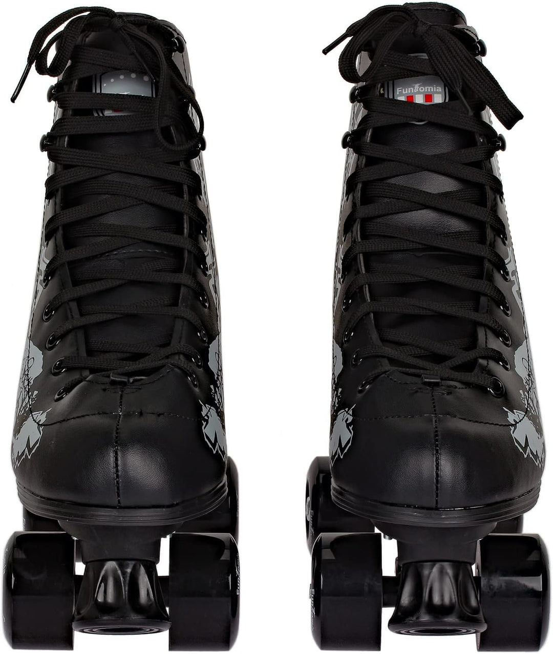 Rollschuhe/Discoroller in Grössen 30-44 - Rollerskates Disco Roller Skate Indoor Outdoor 36 Schwarz,