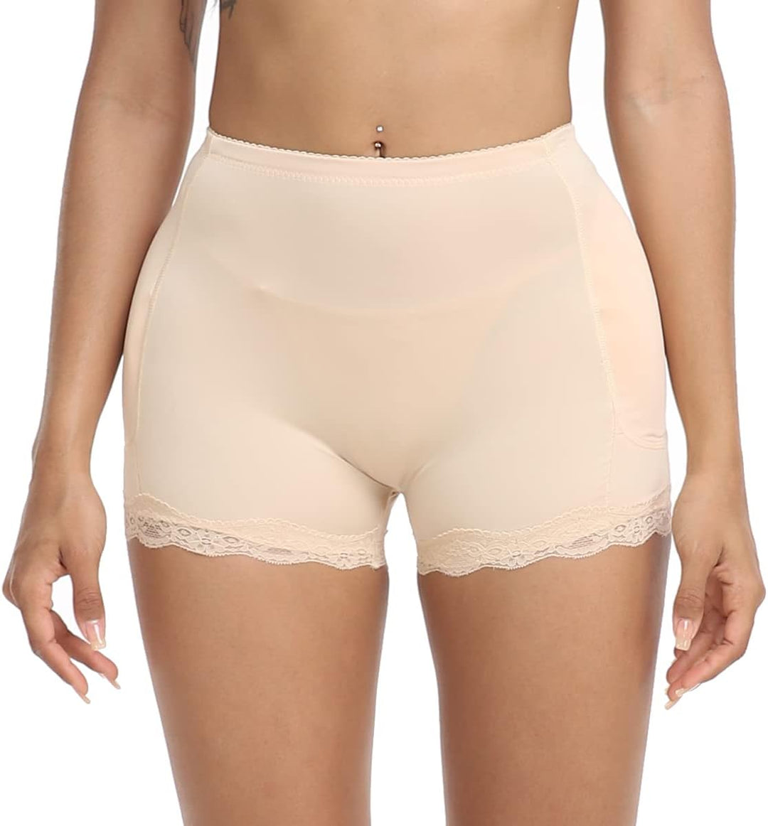 Derssity Damen Push Up Po Butt Lifter Gepolstert Hip Enhancer Padded Miederhose Shapewear Figurforme
