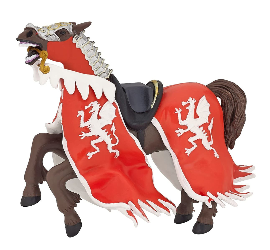 Papo Cheval du ROI au Dragon Rouge