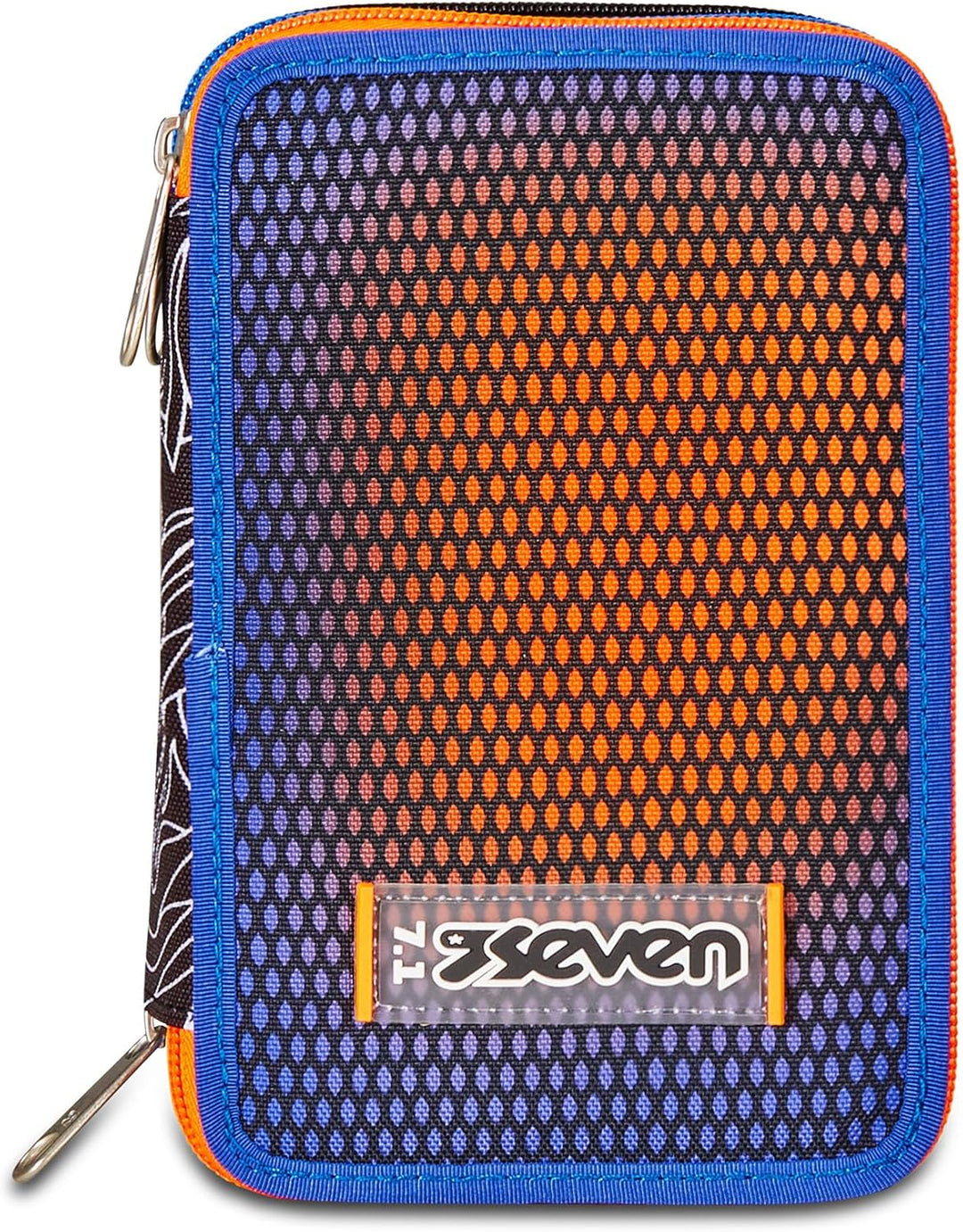 Seven Federmäppchen, Mäppchen, Mehrfarbig, Federtasche für Schreibwaren, Etui mit Stiften, Kugelschr