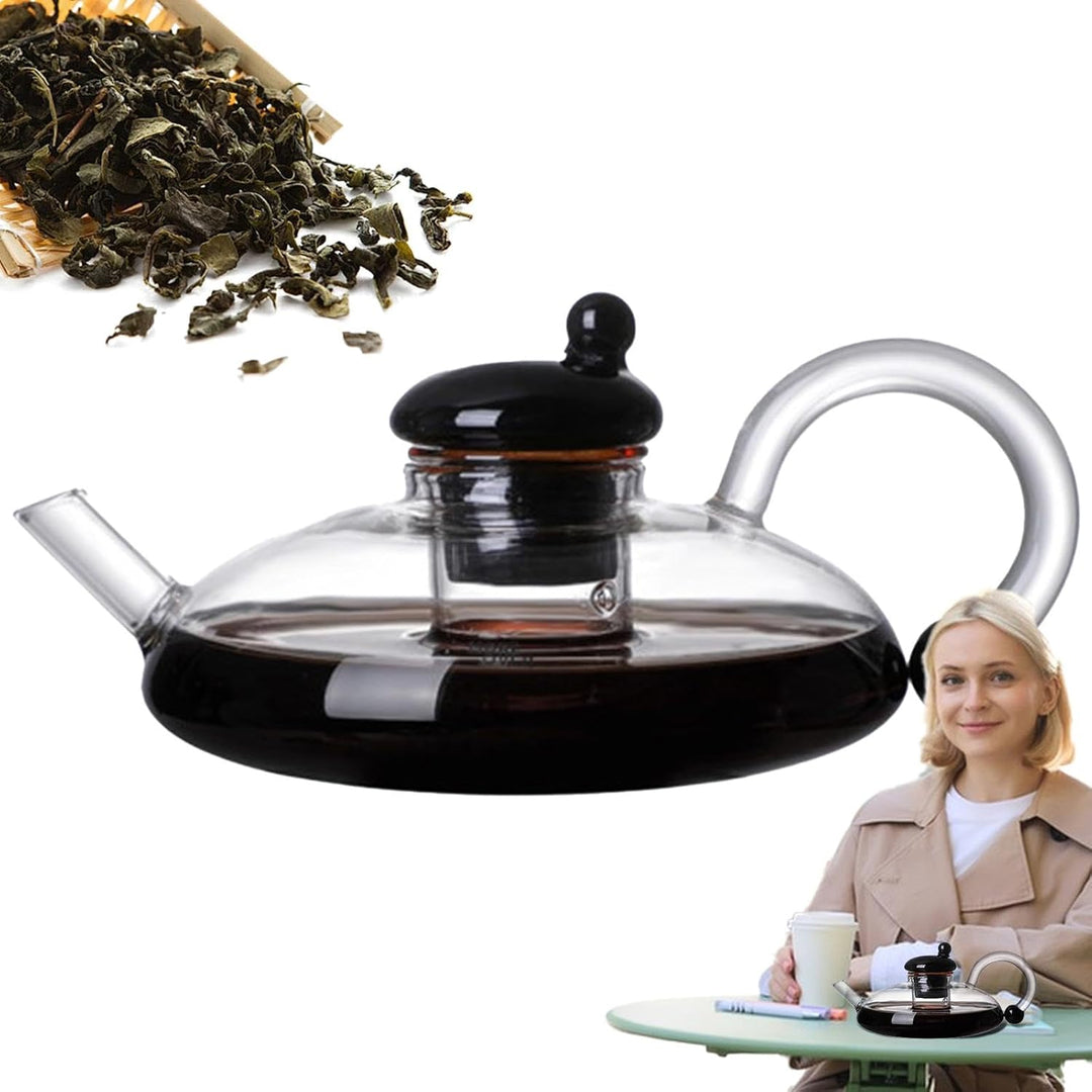 Teekanne Mit Siebeinsatz, Glasteekanne, Tee-ei Kanne, Teekessel Glas Mit Sieb, Teebereiter Für Losen