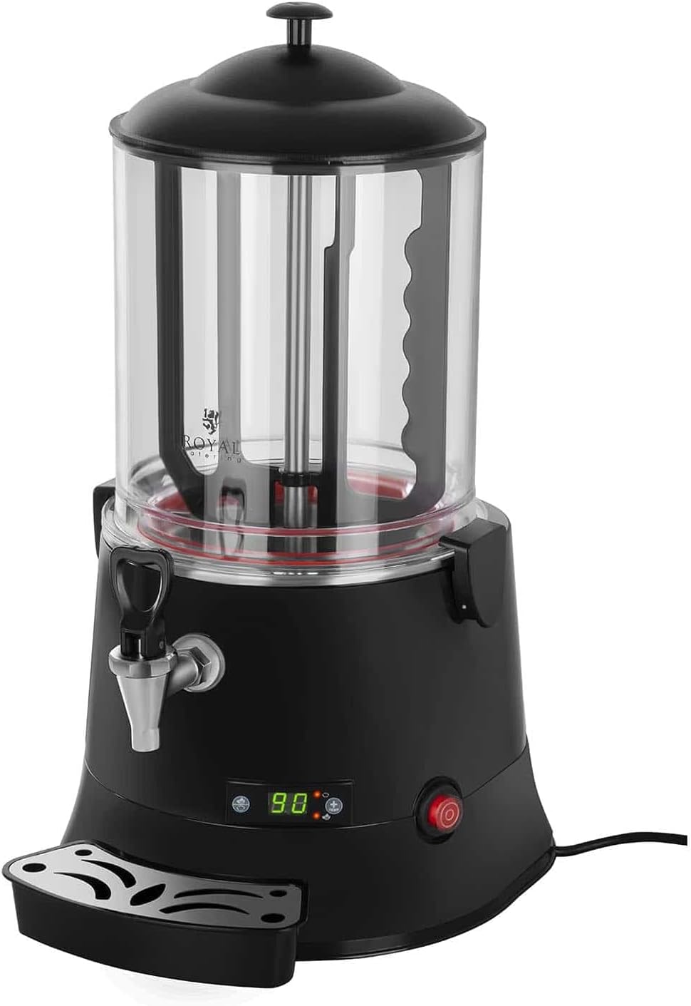 Royal Catering Kakaodispenser Heisse Schokolade Maschine RCSS-10 ECO (10 L, 440 W, 30-90 °C, BPA-fre