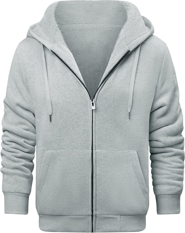 igeekwell Herren Hoodie, Herren Reissverschluss Kapuzenpullover Kapuze Casual Sweatshirt Classic Far