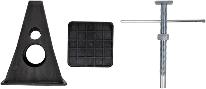 ProPlus 360808 4 x Stützböcke, höhenverstellbar mit Auflageplatte aus Kunststoff max. 750kg Traglast