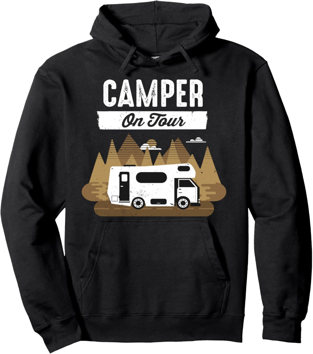 Camping für Wohnmobil Fans - Camper on Tour Wohnwagen Pullover Hoodie