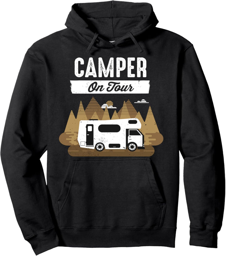Camping für Wohnmobil Fans - Camper on Tour Wohnwagen Pullover Hoodie