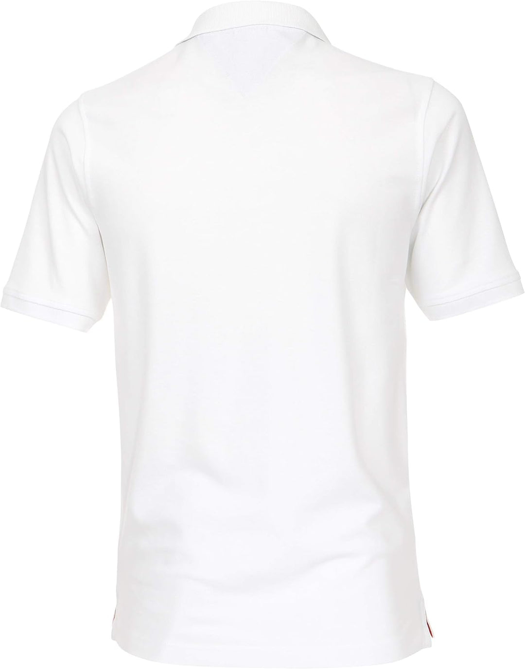CasaModa Herren Polo-Shirt unifarben Brusttasche M Weiss, M Weiss