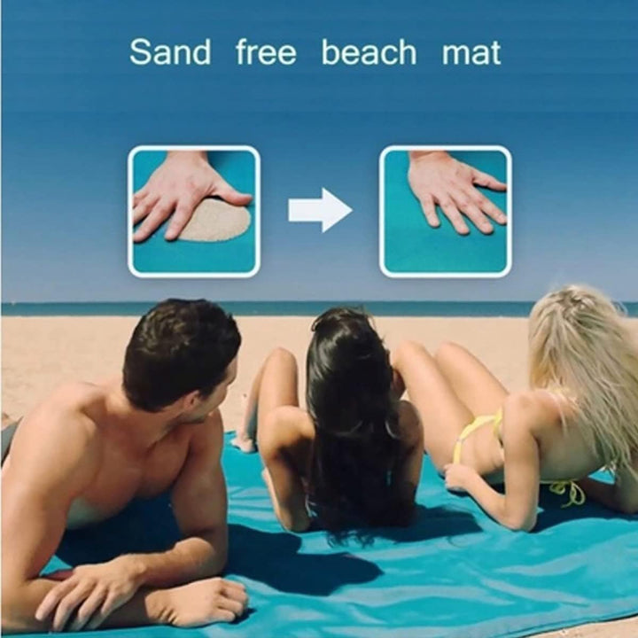 Stranddecke Sandfrei Strandmatte, Tragbare Sanddichte Stranddecke, Faltbar Ultraleicht Beach Blanket