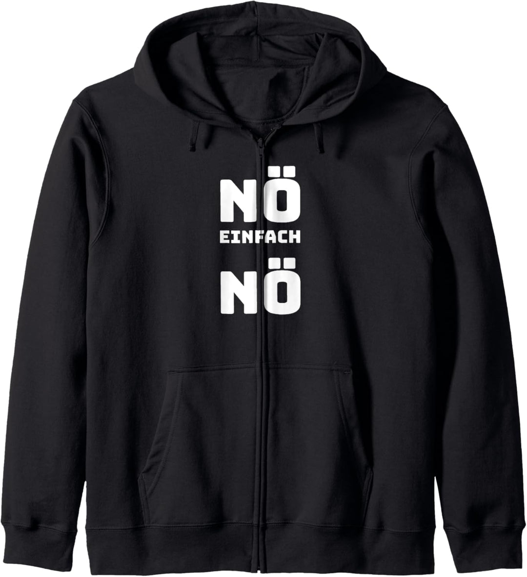 Nö Einfach Nö Witziges Geschenk Spruch Lustig Herren Damen Kapuzenjacke